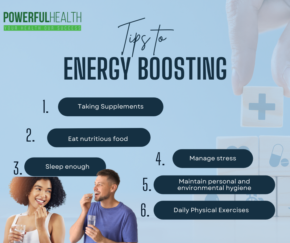 Taking Supplements for Energy Boosting in Daily Life