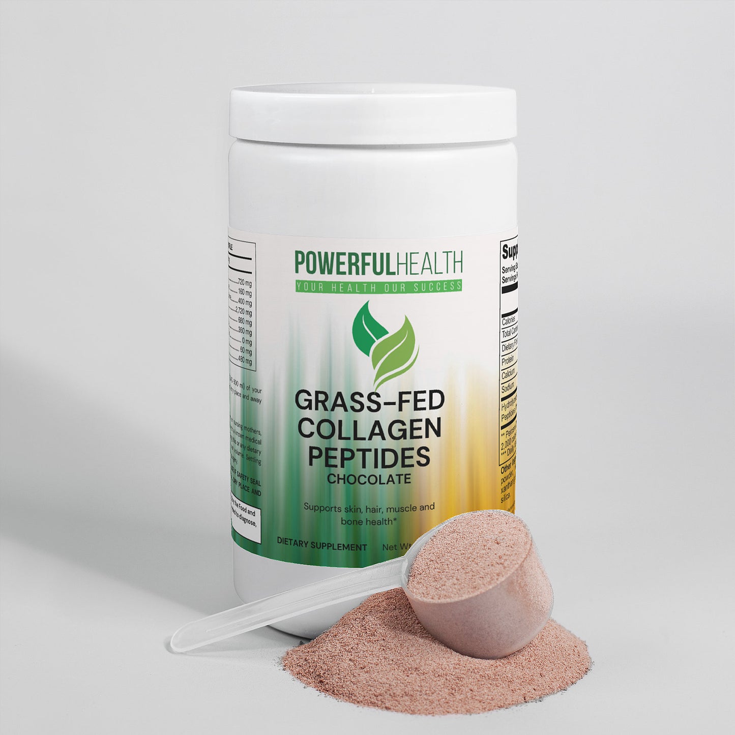Grass-Fed Collagen Peptides Powder (Chocolate)