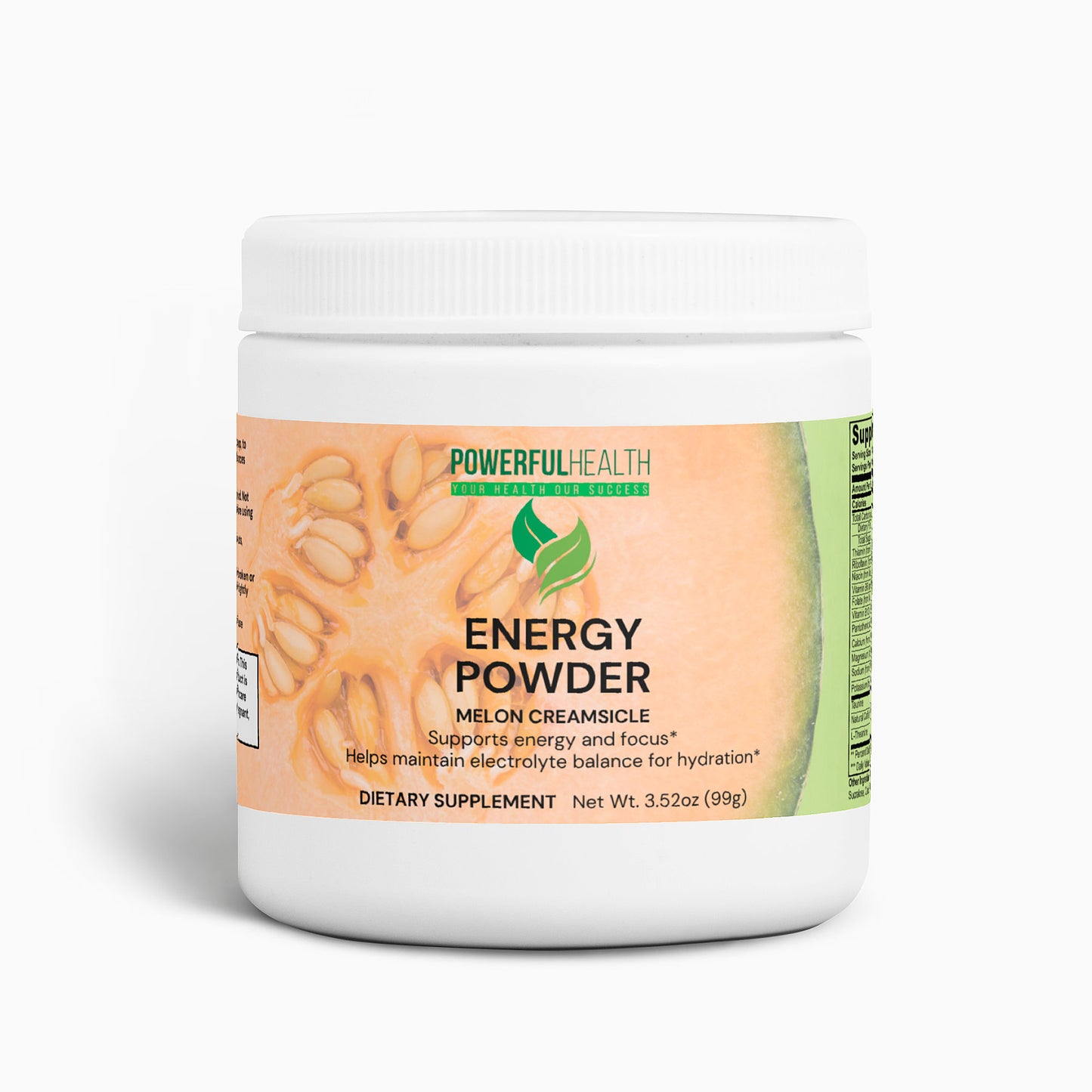 Energy Powder (Melon Creamsicle flavor)