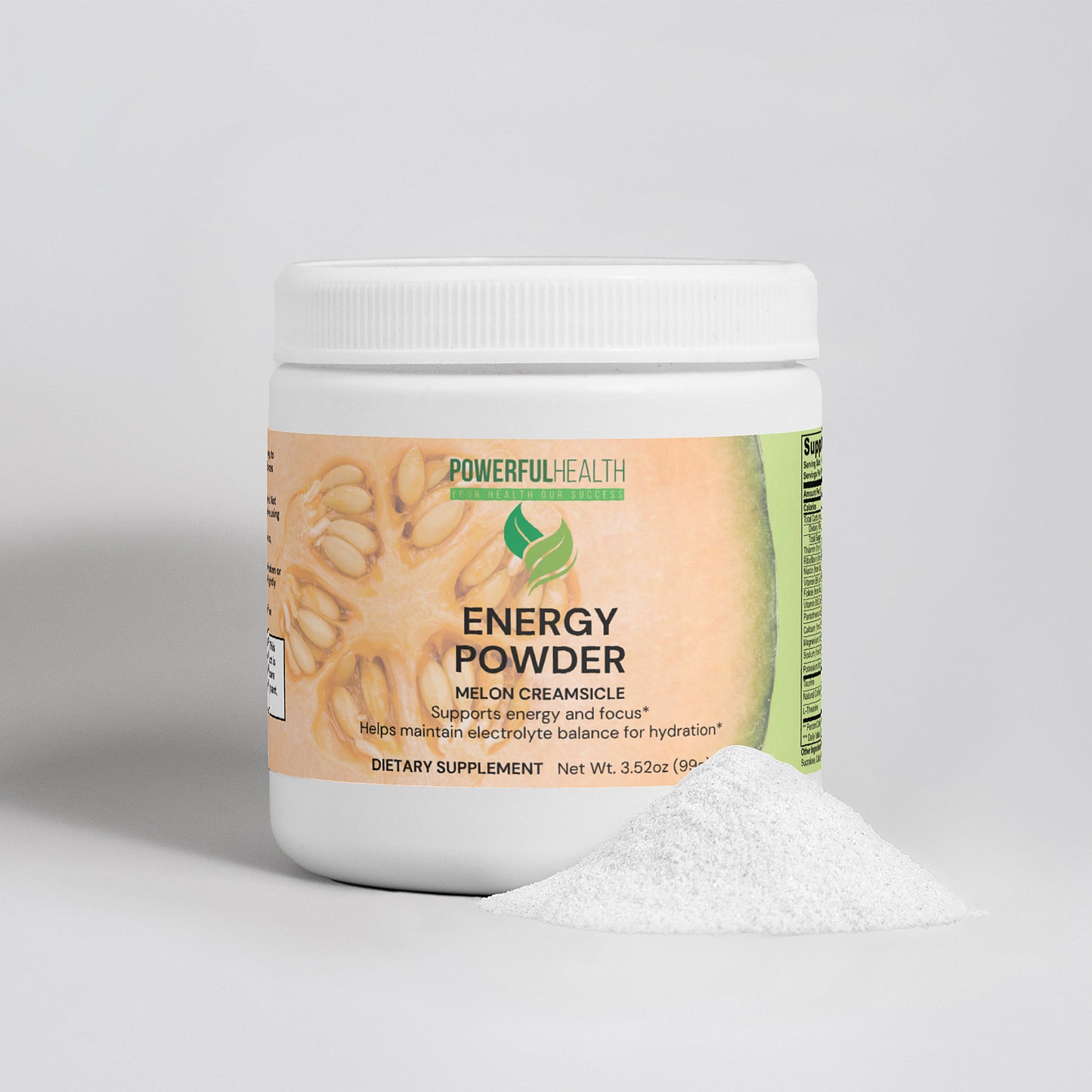 Energy Powder (Melon Creamsicle flavor)