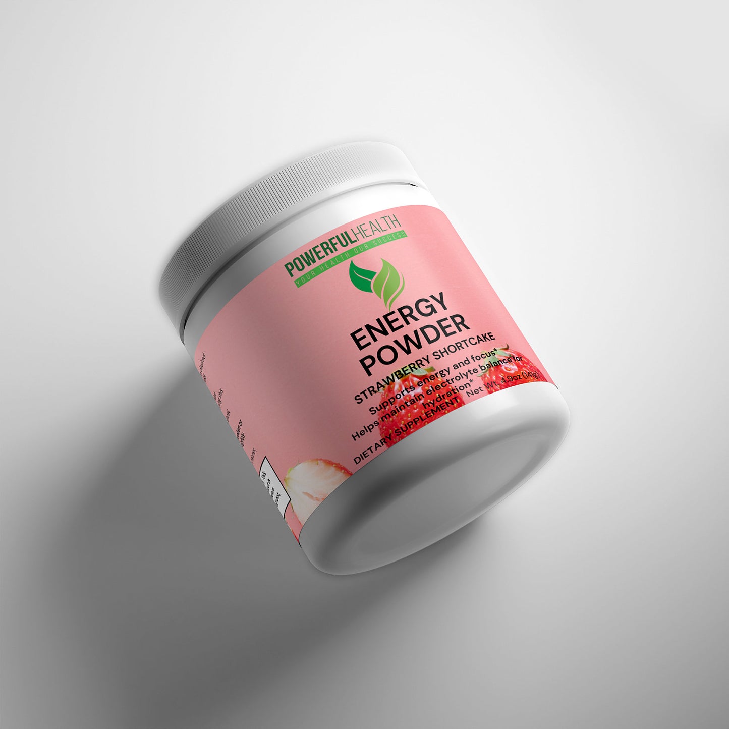 Energy Powder (Strawberry Shortcake flavor)