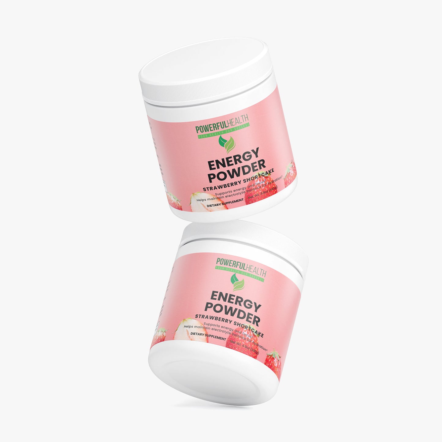 Energy Powder (Strawberry Shortcake flavor)