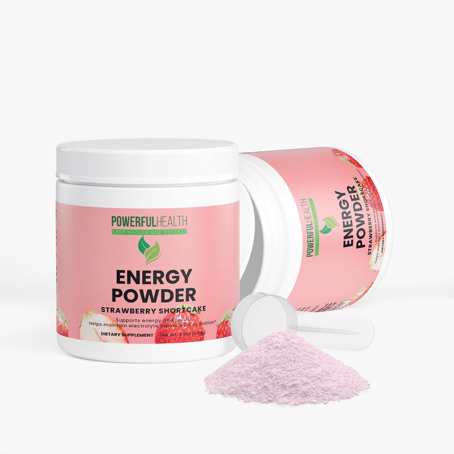 Energy Powder (Strawberry Shortcake flavor)