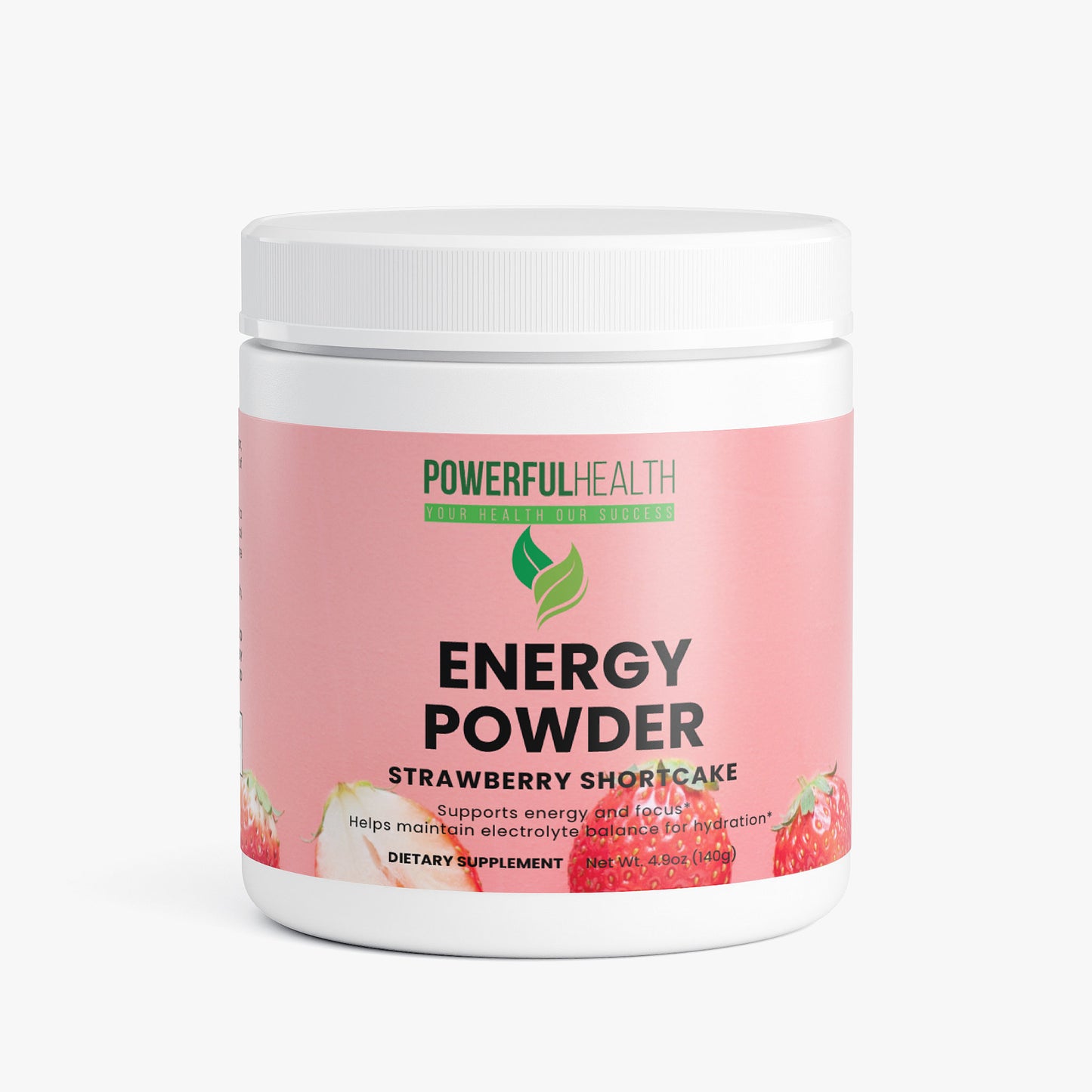 Energy Powder (Strawberry Shortcake flavor)