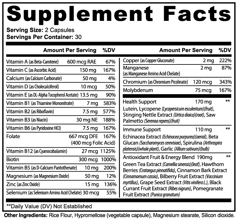 Complete Multivitamin For Men