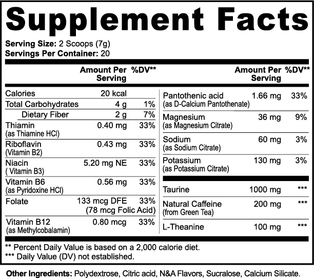 Energy Powder (Lychee Splash Flavor)